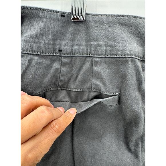 Vintage True Y2K Lane Bryant gray khakis chinos flare size 18 versatile casual - Picture 7 of 7